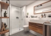 Erstbezug! Exklusive 3-Zimmer-Wohnung mit Sonnen-Loggia! - Badezimmer
