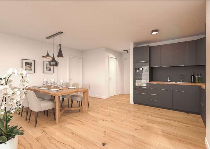 Erstbezug! Exklusive 3-Zimmer-Wohnung mit Sonnen-Loggia!, 50769 Köln / Roggendorf/Thenhoven, Dachgeschosswohnung