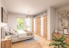 Neubau-Erstbezug! Hochwertige DG-Wohnung mit Sonnen-Loggia! - Schlafbereich