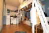 Moderne Erdgeschosswohnung mit zwei Gärten und TG-Stellplatz in Bilk - Schlafzimmer