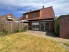 Charmante Doppelhaushälfte mit Garten und Garage in Mönchengladbach-Neuwerk - Rückansicht